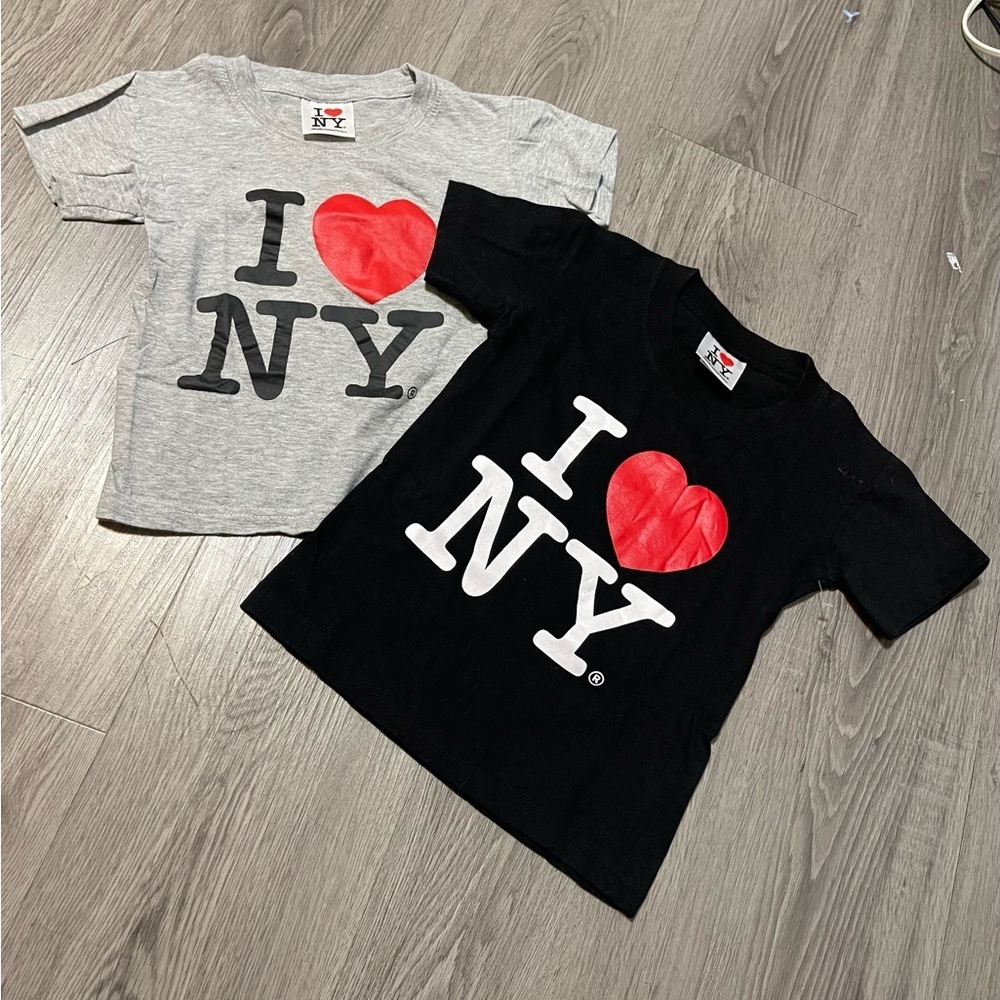 Toddler I Love New York shirts size 2-4 years